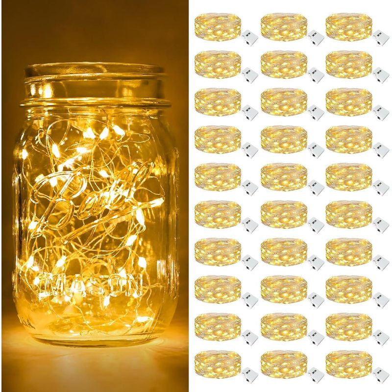 Led Fairy String Lights - 1m 방수 LED 반딧불이 반짝이는 스트링
