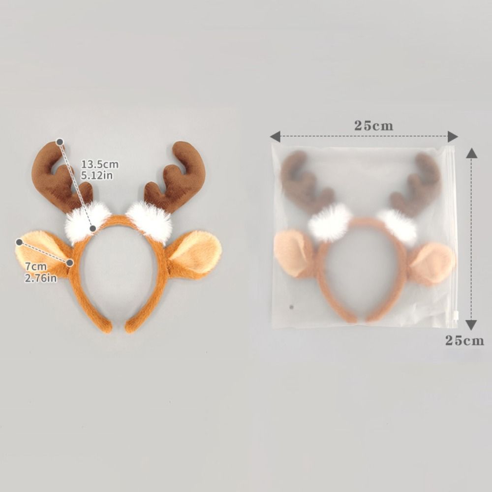 귀여운 크리스마스 순록 뿔 머리장식, 뿔 귀 디테일이  - Reindeer Antlers Headband 리뷰 및 가격