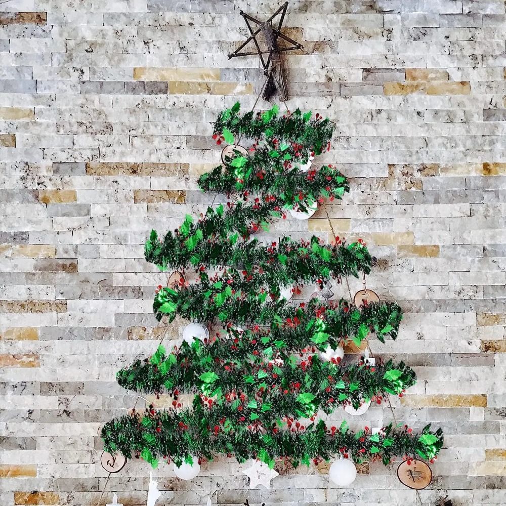 2PCS 재사용 가능한 2M 크리스마스 가랜드 반짝이는 - Tinsel Garland Decoration 리뷰 및 가격