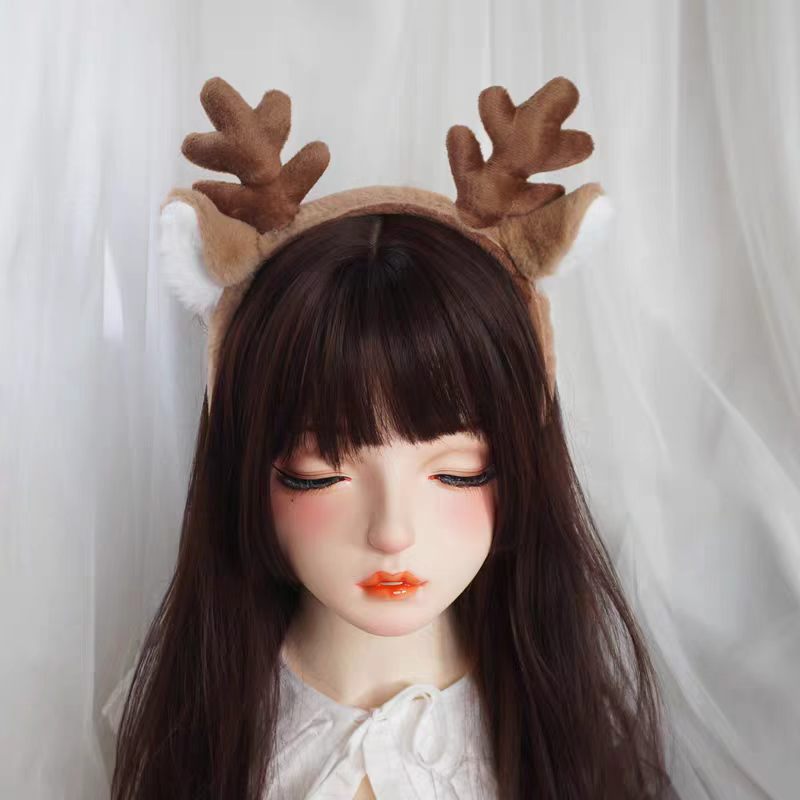 크리스마스 의상 눈송이 사슴 귀와 뿔 머리띠 코스프레  - Reindeer Antlers Headband 리뷰 및 가격