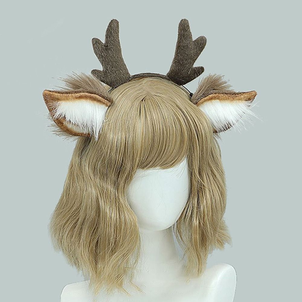 로리타 사슴 귀 루돌프 뿔 머리띠 귀여운 파티 헤드피스 - Reindeer Antlers Headband 리뷰 및 가격