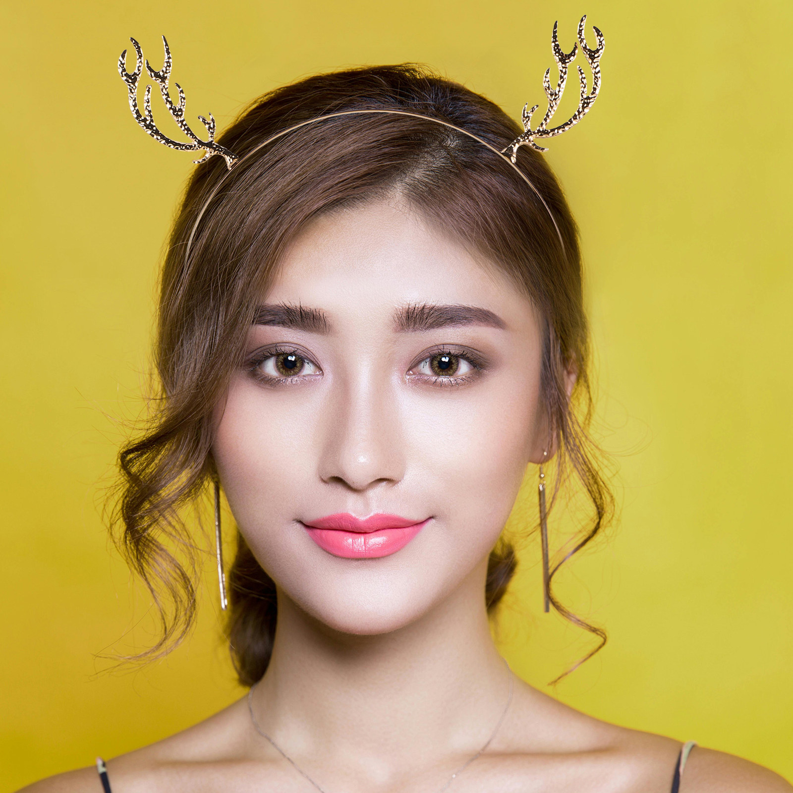 금속 큐빅 장식 헤어 밴드, 사슴 뿔 머리띠, 크리스마 - Reindeer Antlers Headband 리뷰 및 가격