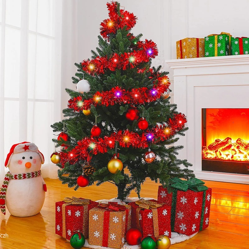 1PC 5M 크리스마스 반짝이 가랜드 장식 내구성 있는 - Tinsel Garland Decoration 리뷰 및 가격
