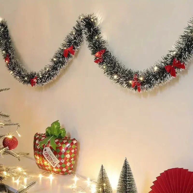 2M LED 조명 크리스마스 틴셀 가랜드 반짝이는 메탈 - Led Fairy String Lights 리뷰 및 가격